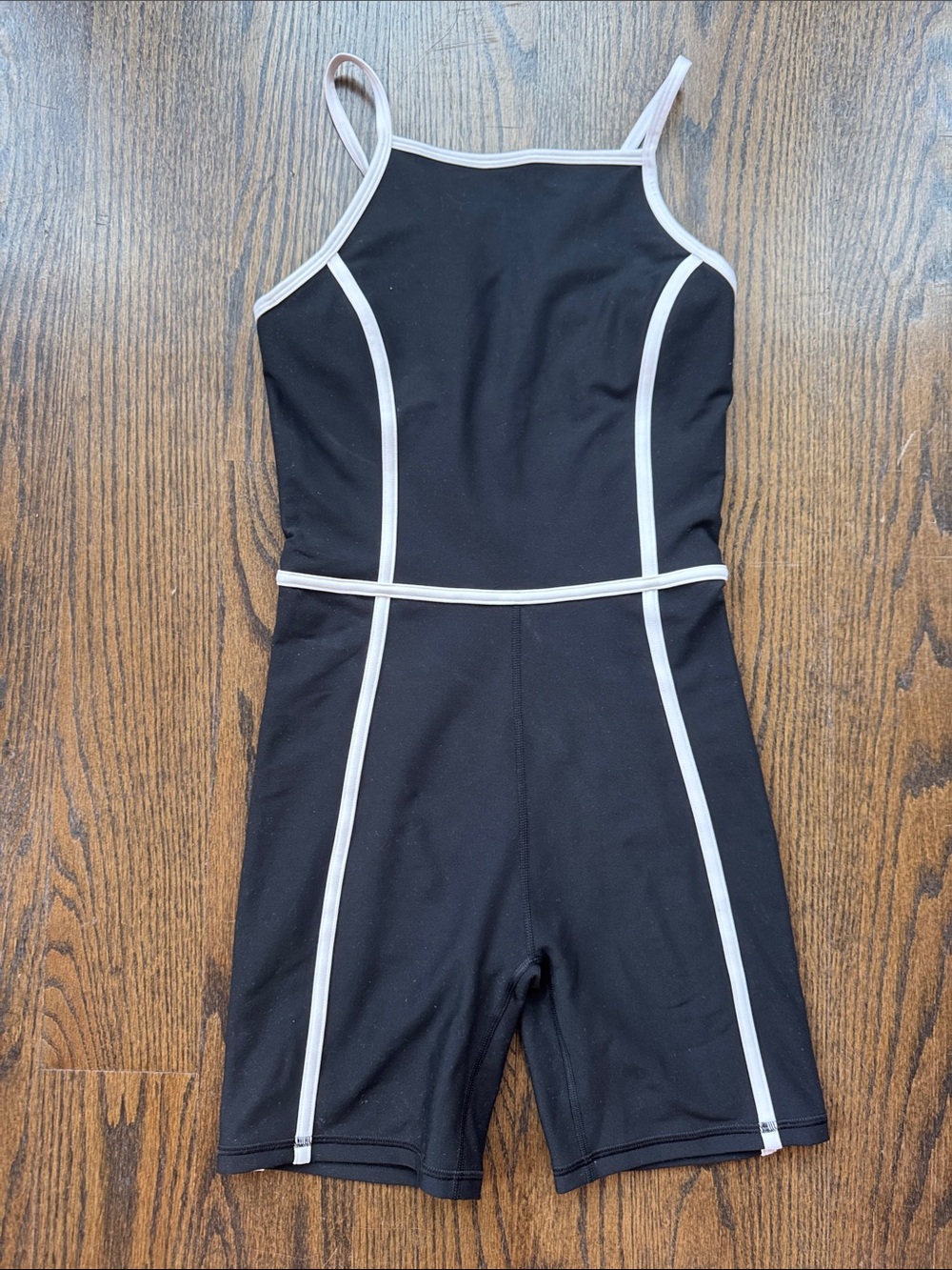 YPB Black One-Piece Athletic Romper